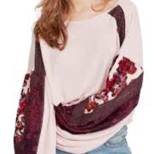 Free People Casual Clatch thermal top